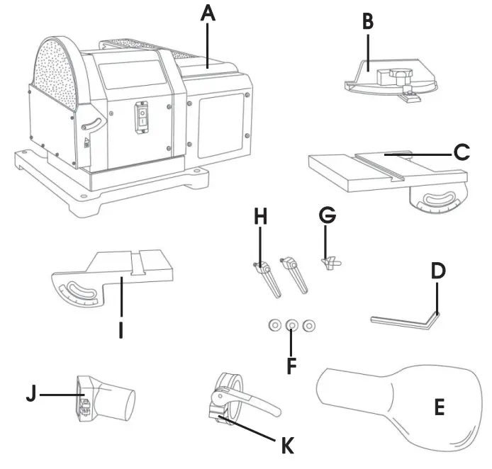 SIP INDUSTRIAL 01946 4X8 Inch Belt Disc Sander fig 15