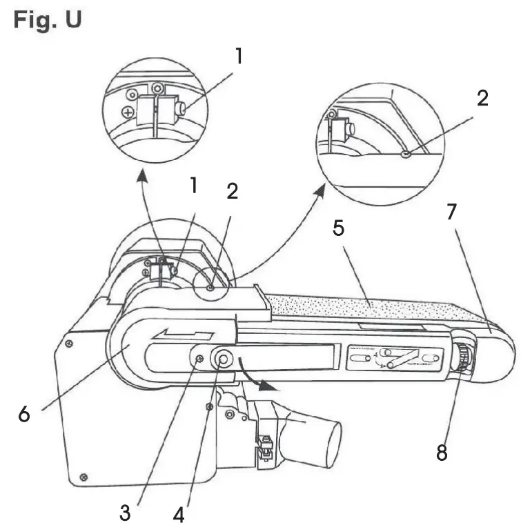 SIP INDUSTRIAL 01946 4X8 Inch Belt Disc Sander fig 18