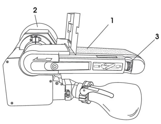 SIP INDUSTRIAL 01946 4X8 Inch Belt Disc Sander fig 2