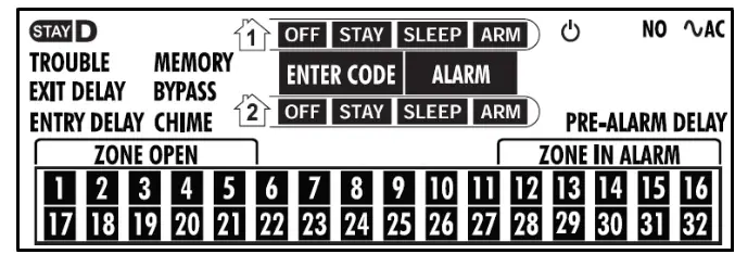 Paradox SP5500 4 to 32-Zone Expandable Security Systems - Fig3