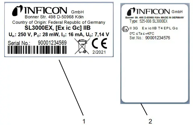 INFICON SL3000EX Sniffer Leak Detectors - Description 2