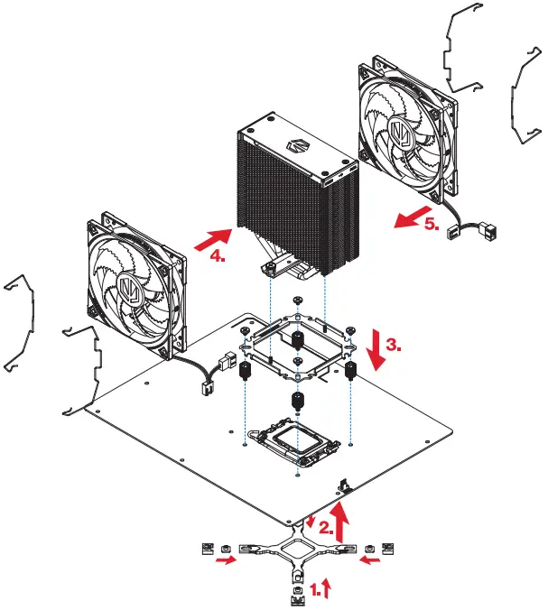 ENDORFY Fera 5 Dual Fan EY3A006 CPU Cooler-fig7