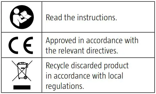 MEEC TOOLS 022732 Battery Powered Fuel Pump Instruction Manual - SYMBOLS