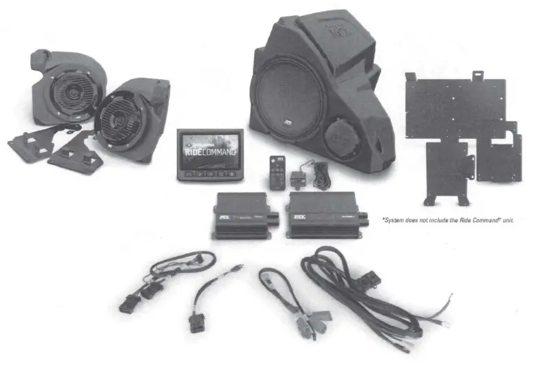 MTX AUDIO RZR 14RC THUNDER3 3 Speaker Amplified Audio System-