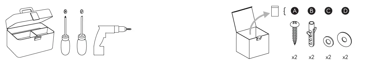 astro-Kos-Square-100-LED-Ceiling-Lamp-Instruction-FIG-1