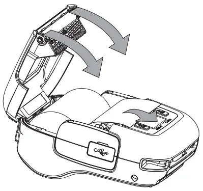 HPRT HM T3 PRO Sourcing Wireless Thermal Receipt Printer - Paper Loading 2