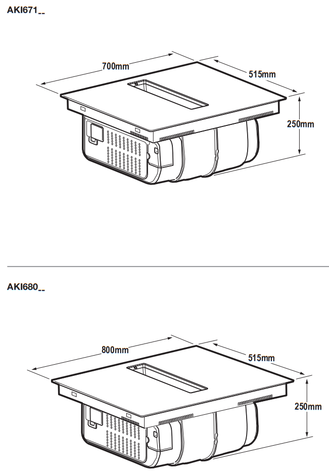 ETNA AKI671 Induction Hob With Extractor - 3