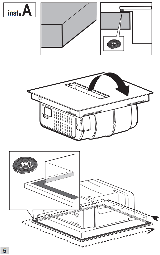ETNA AKI671 Induction Hob With Extractor - 7