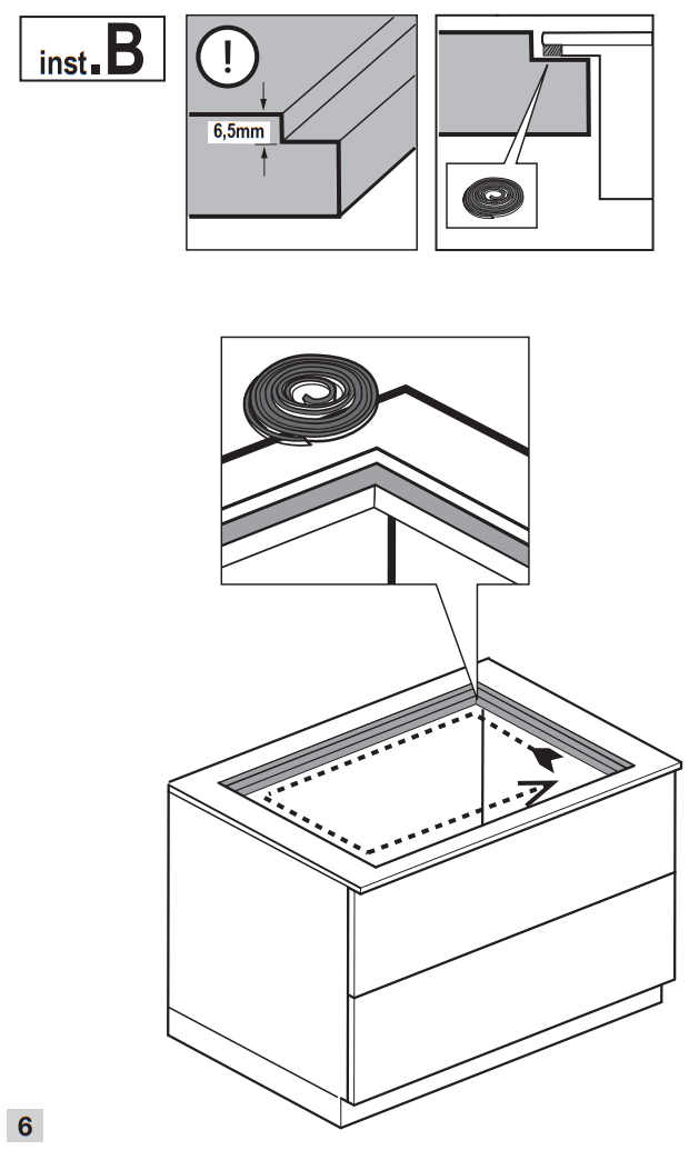 ETNA AKI671 Induction Hob With Extractor - 8