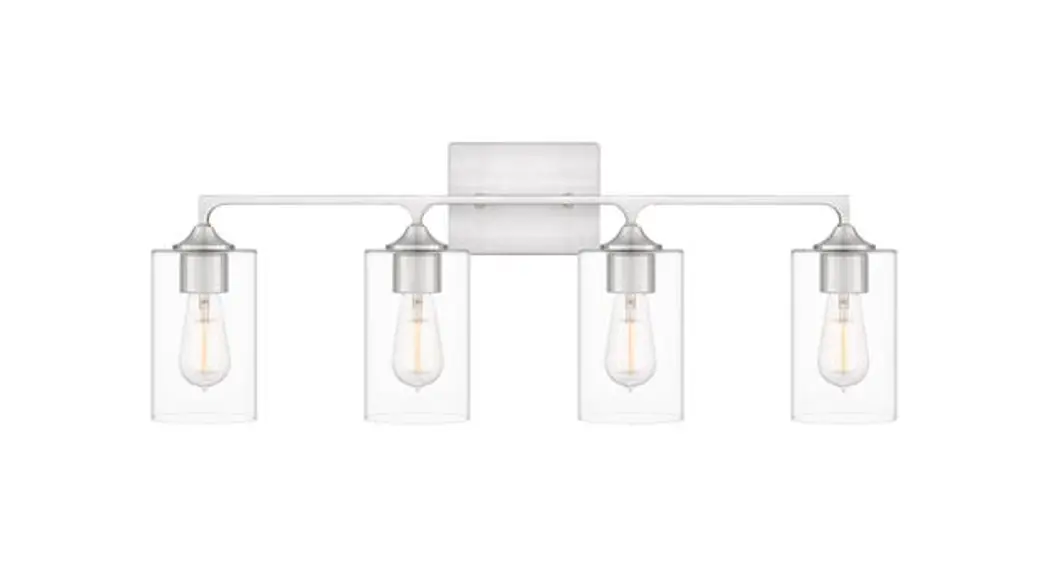 Quoizel Prc8633bn Prescott 4 Light 34 Inch Brushed Nickel Installation Guide