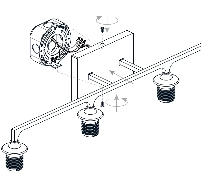 QUOIZEL PRC8633BN Prescott 4 Light 34 inch Brushed Nickel - fig 4