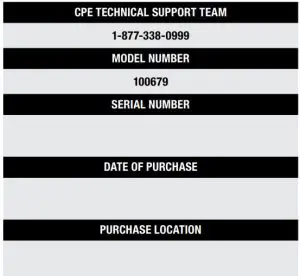 FIG 1 Product information