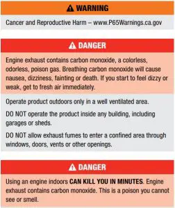 FIG 3 Product safety information