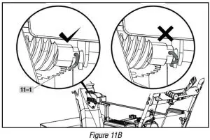 FIG 30 Discharge Chute Rotation Lever