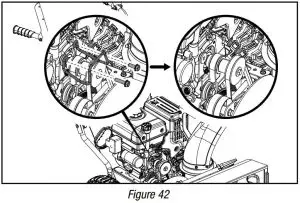 FIG 76 Replace Auger Drive Belt