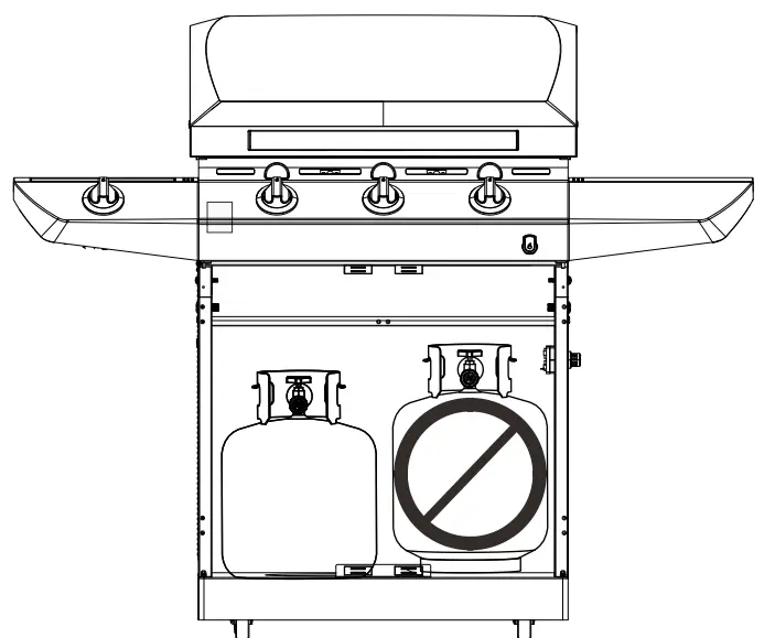 Char-Broil PERFORMANCE 4-Burner Gas Grill - CAUTION 2