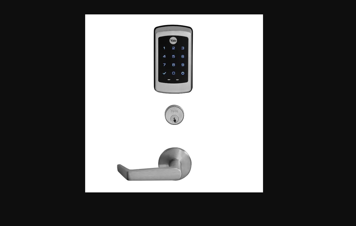 Yale Locks & Hardware Nextouch Sectional Mortise Push Button Keypad Lock Ntm637-zw2 Manual
