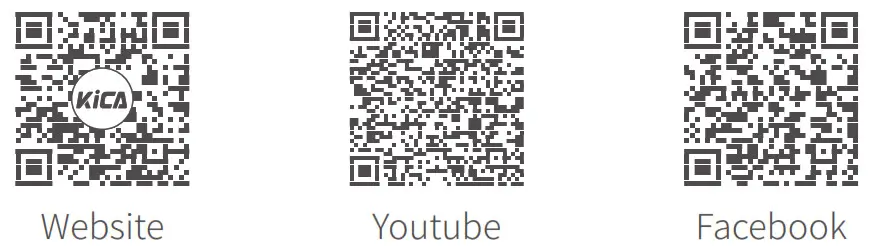 KICA Pro Double Head Massage Gun Device - qr code