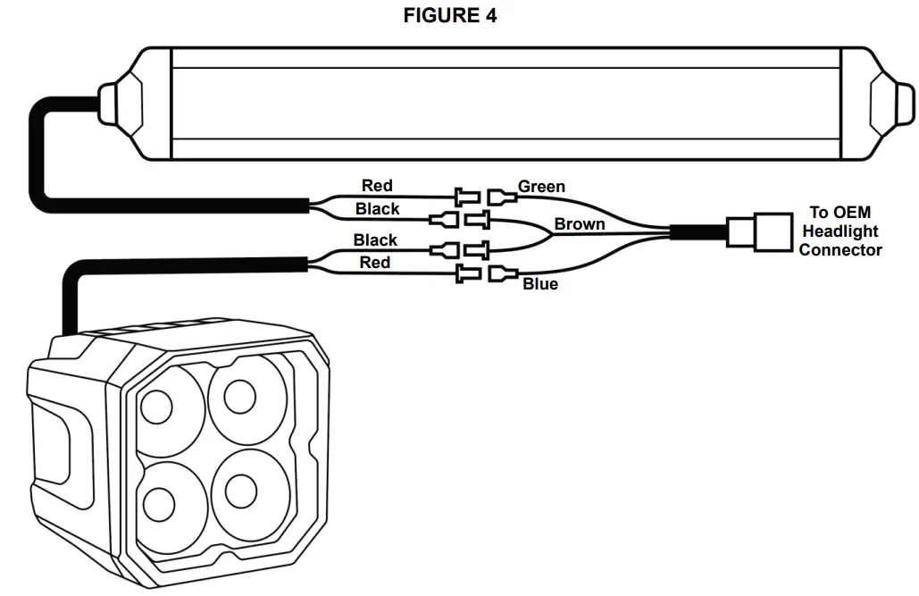 XKGLOW XK-DS-KTM LED Dual Sport Headlight Kit fig 3