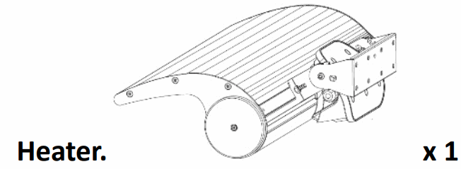 SINED CH20A11CWR1 Double 2000W Reflective Ceiling Heater - fig 7