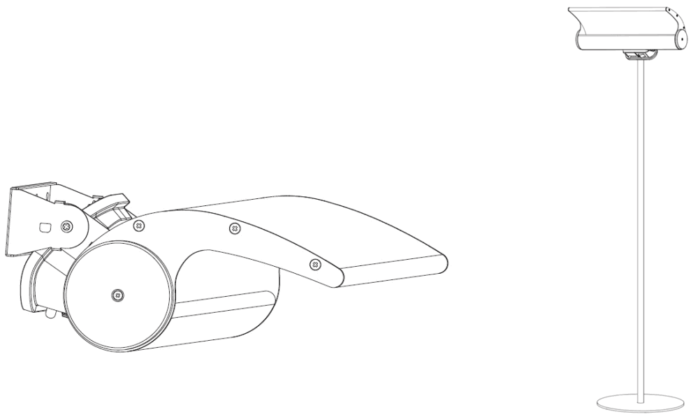 SINED CH20A11CWR1 Double 2000W Reflective Ceiling Heater