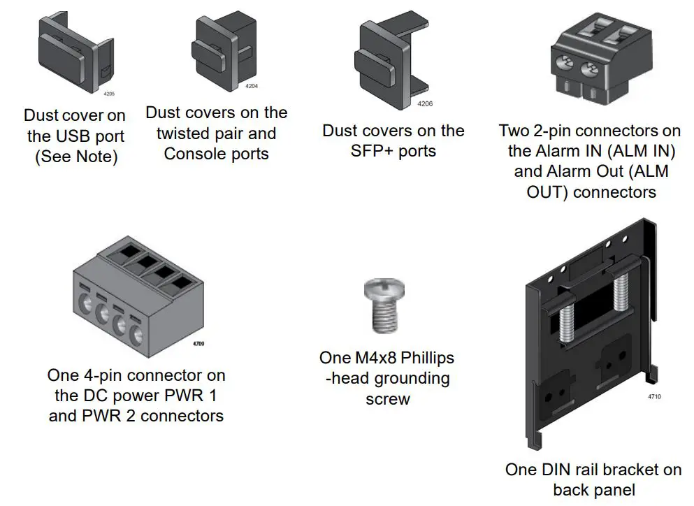 Allied Telesis IE340 Industrial Ethernet Layer 3 Switches Installation Guide - Package Contents