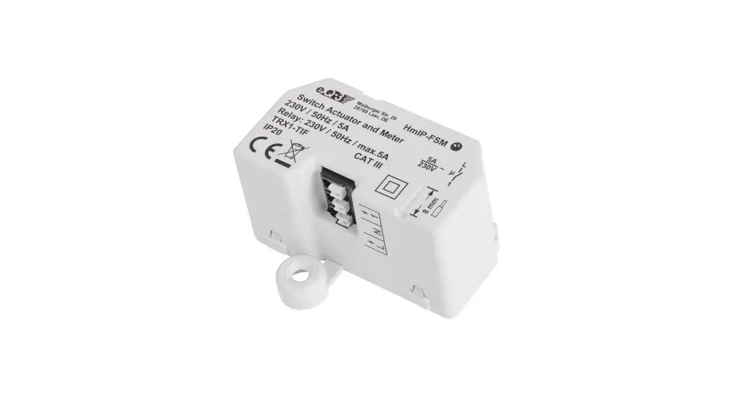 Homematic Ip Hmip-wua Radio Universal Switch Actuator Instruction Manual