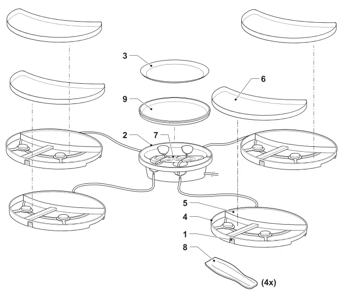PRINCESS 103082 Electric Table Grill - Fig