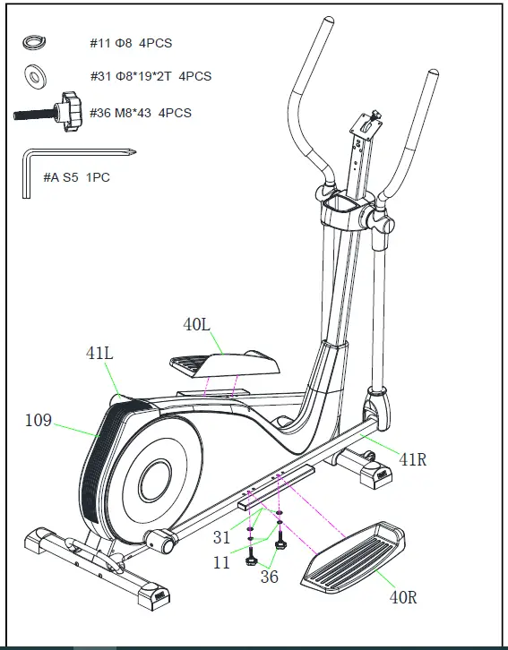 SUNNY-SF-E320001-Pre-Programmed-Elliptical-Trainer-08