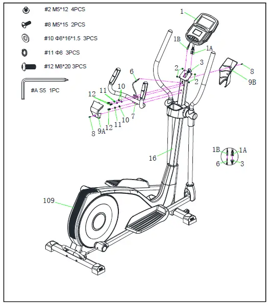 SUNNY-SF-E320001-Pre-Programmed-Elliptical-Trainer-09