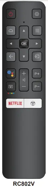 TCL androidtv -Exclusive Remote Control