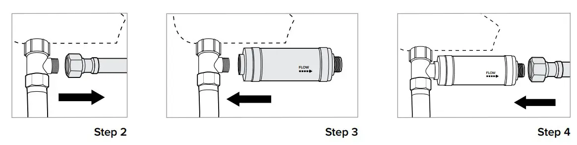 External Bidet Filter Installation