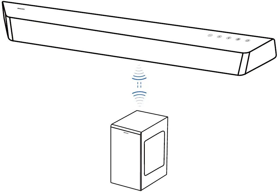 PHILIPS TAB7807 7000 Series Wireless Soundbar 24