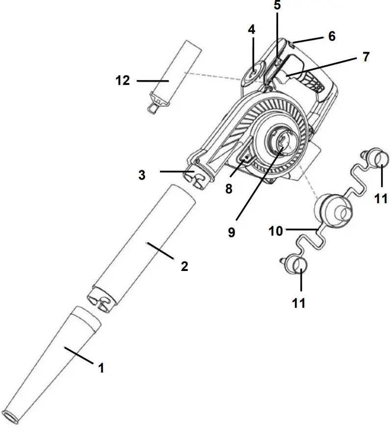 westfalia-912487-18-V-Li-Ion-Multifunctional-Blower-AMG-18-fig 1