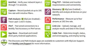 FIG 1 netAlly LR10G-100 LinkRunner 10G Advanced Ethernet Tester