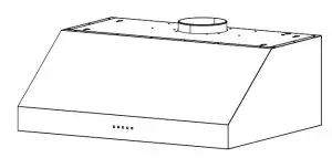 CIARRA CAS75206P 30 Inch Wall Mounted Stainless Steel Range Hood