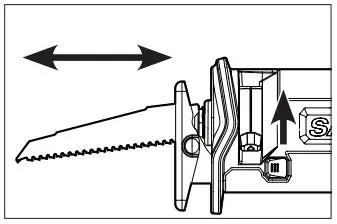 Milwaukee M18 FUEL SAWZALL Reciprocating Saw Owner’s Manual - Installing and Removing Blades