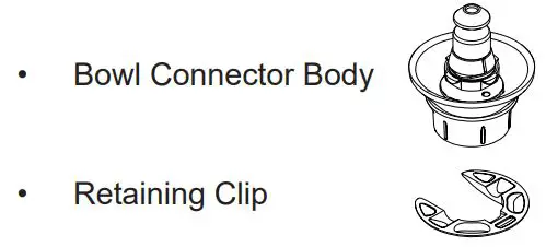 Sachtled aktiv bowl connector 75 mm 100 mm - The Bowl Connector comes in 2 parts