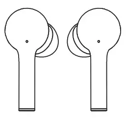 CHAMPION CHTW150 True Wireless Earbuds - LED flash