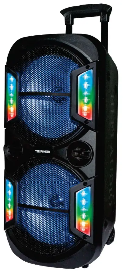 TELEFUNKEN TF-PS2303 Portable Music System with Bluetooth