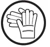 Wear safety gloves