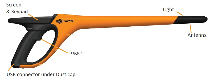 GALLAGHER Hand Held Eid Tag Reader & Data Collector HR4-fig1