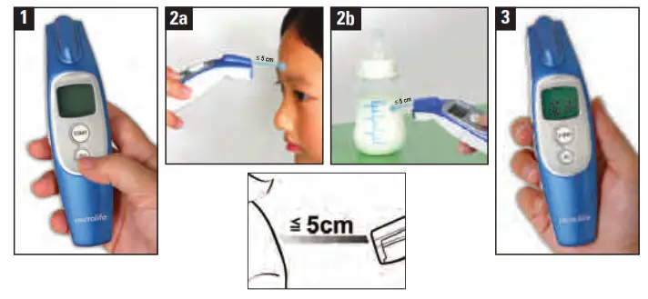 microlife NC100 Infrared Thermometer- 1