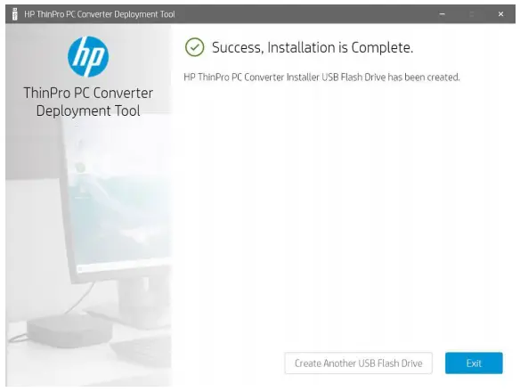 Installation Complete