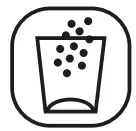 Water glass icon