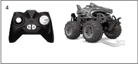 Youjie Toys Factory 851399000 Remote Control Car Series- counterclockeise