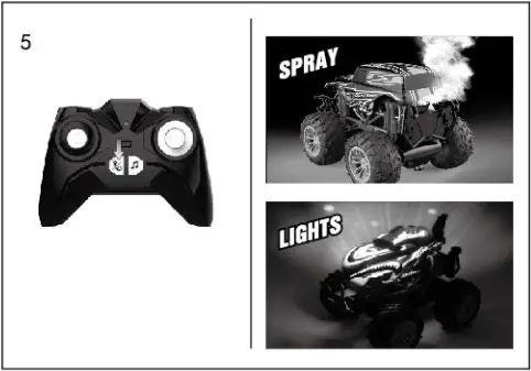 Youjie Toys Factory 851399000 Remote Control Car Series- switch light