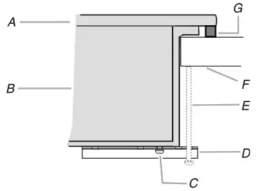 Whirlpool WCE55US0HB 30 Inch 4 Elements Smooth Surface Electric Cooktop - Installing Brackets After Placing Cooktop in Cutout