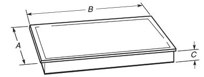 Whirlpool WCE55US0HB 30 Inch 4 Elements Smooth Surface Electric Cooktop - Product Dimensions