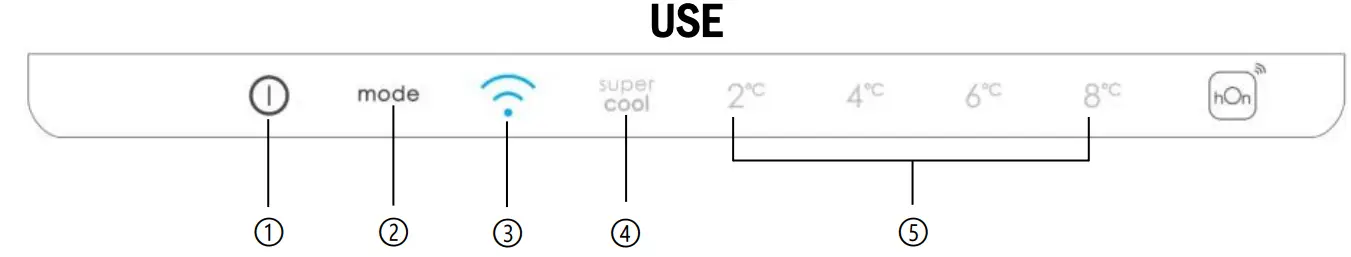 CANDY CCBF5172WHK Fridge and Freezer - USE